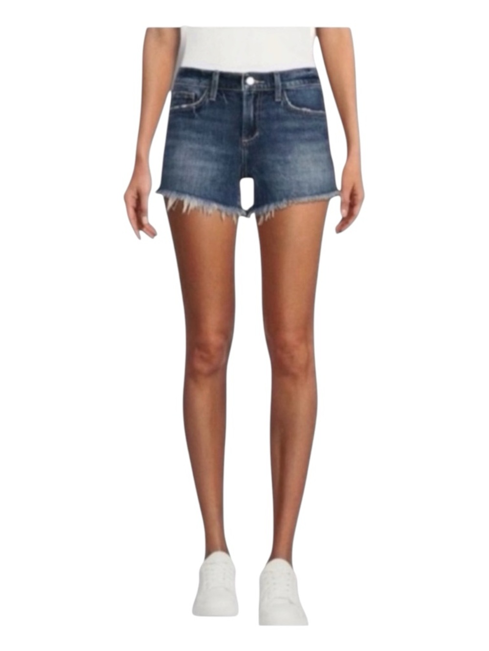 JOE'S JEANS Andrea Denim Cut Off Shorts, Raw Hem, Size 27.